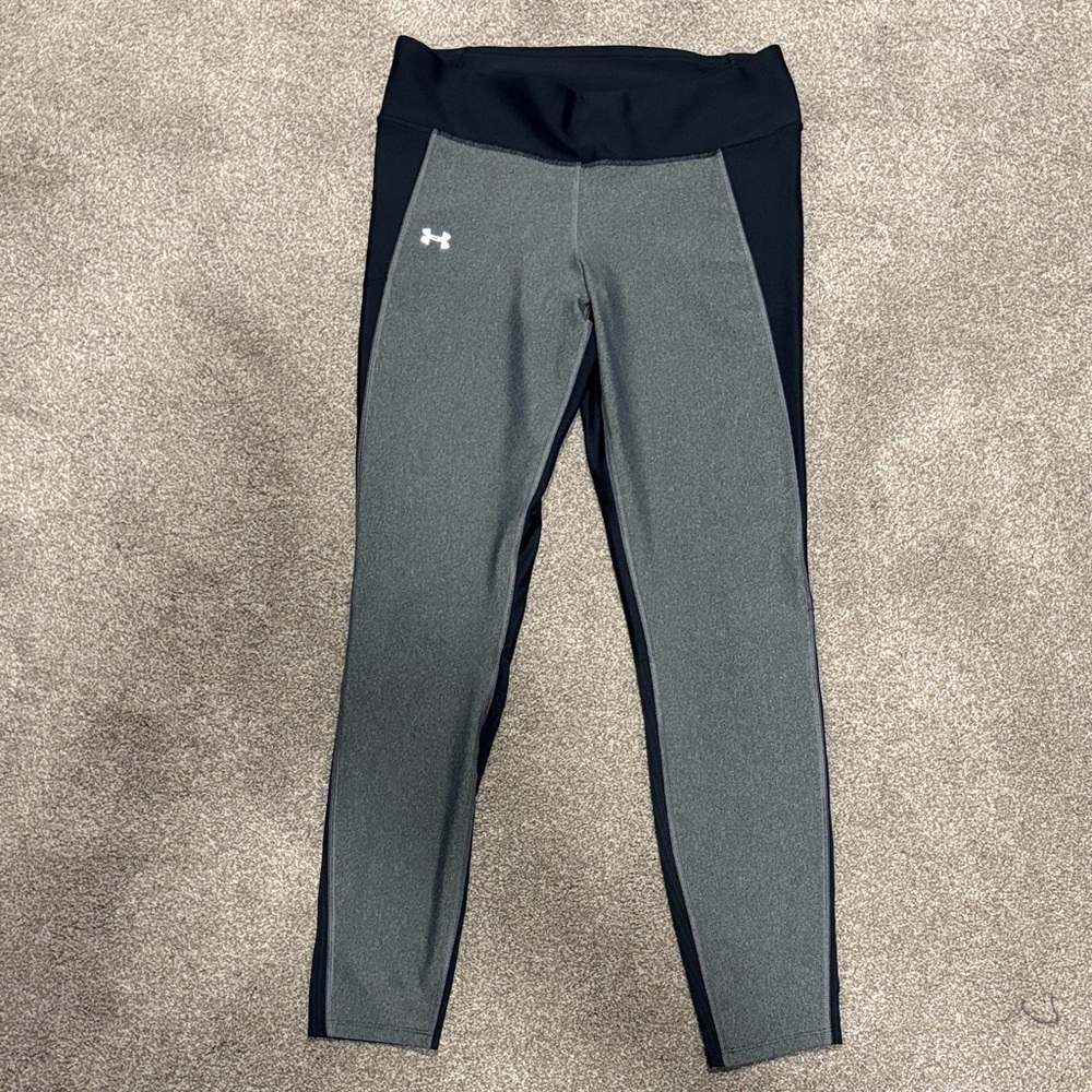 Under Armour Womens Gray and Black Leggings